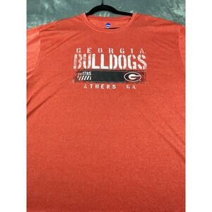 Georgia Bulldogs Shirt NCAA Mens‎ XXL Red Athens GA Athletic Graphic Tee Sport